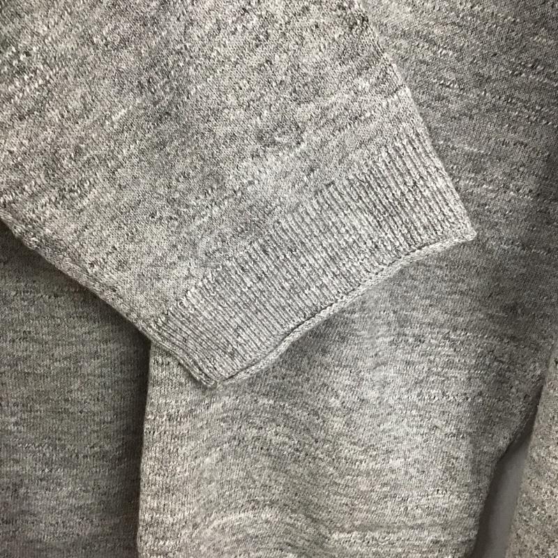 トミーヒルフィガー TOMMY HILFIGER ニット、セーター 長袖 XL 無地 灰 / グレー /  メンズ USED 古着 中古 10128562