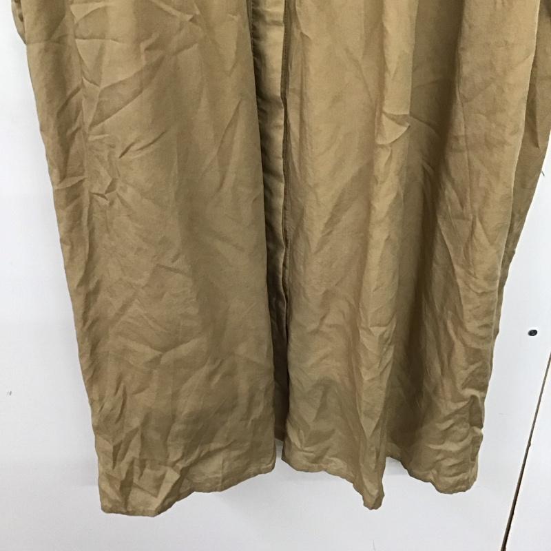 ミルクフェド MILKFED. ワンピース ロングスカート 半袖ロングワンピース シャツワンピース フロントボタン ONE SIZE 無地 ベージュ / ベージュ /  レディース USED 古着 中古 10141314