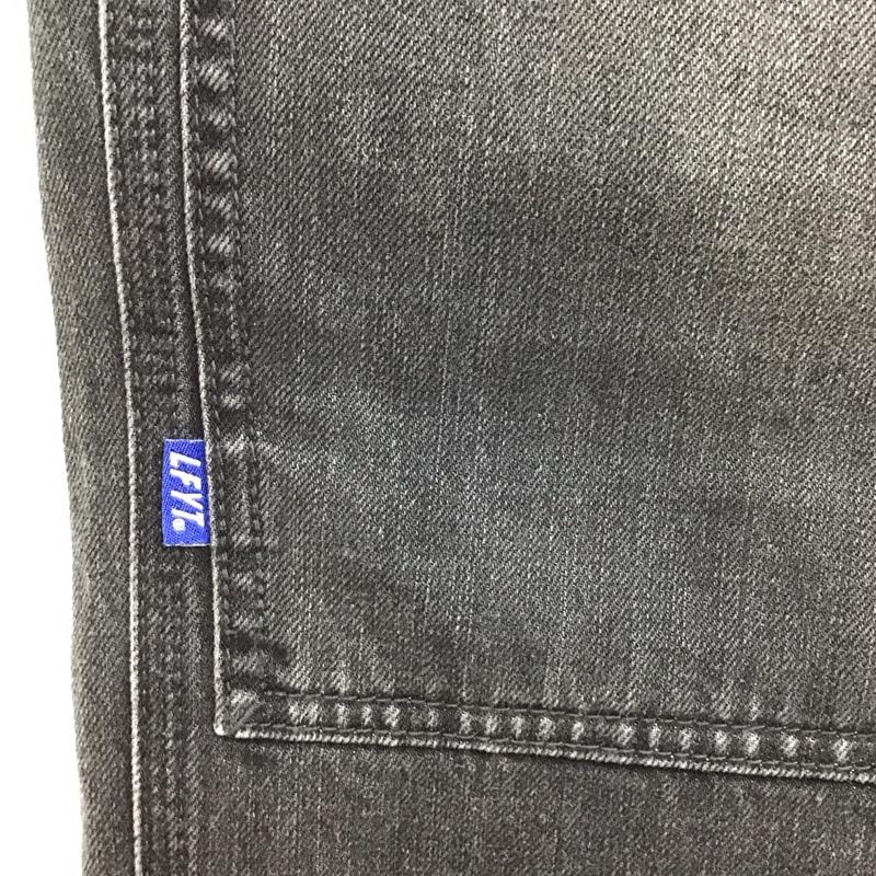 ラファイエット Lafayette パンツ デニム、ジーンズ ls211104 WASHED DENIM DOUBLE KNEE PAINTER PANTS ダブルニー ペインター 36インチ 無地 黒 / ブラック /  メンズ USED 古着 中古 10107851