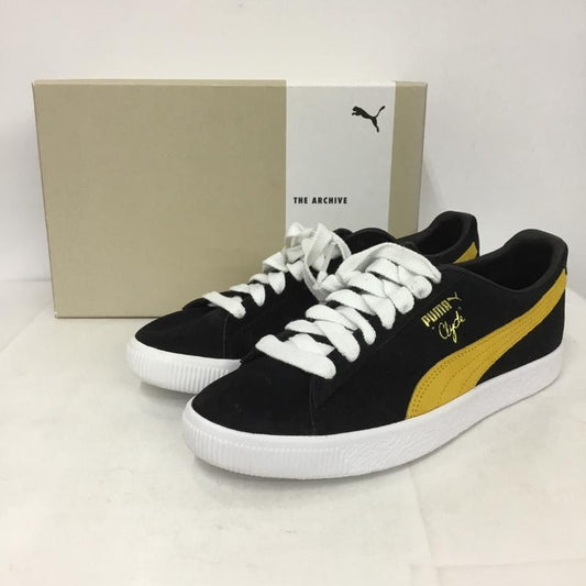 プーマ PUMA スニーカー スニーカー 391962-05 CLYDE OG 27cm 箱有 27.0cm ロゴ、文字 黒 / ブラック / X 黄 / イエロー /  メンズ USED 古着 中古 10132842