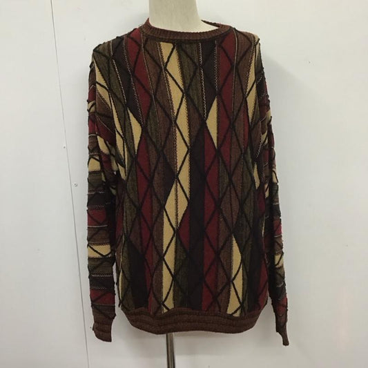 古着 USED ニット、セーター 長袖 Protege クルーネック L  マルチカラー / マルチカラー /  メンズ USED 古着 中古 10107652