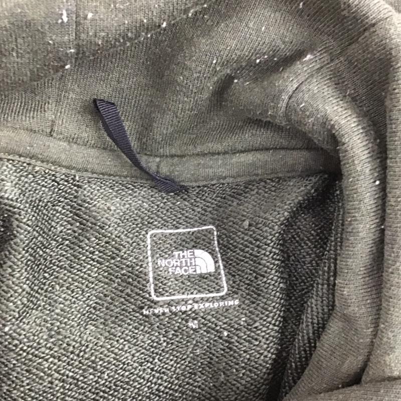 ザノースフェイス THE NORTH FACE パーカー 長袖 nt12088 カラーヘザードスウェットフーディ プルオーバー 長袖パーカー M ロゴ、文字 カーキ / カーキ /  メンズ USED 古着 中古 10119519