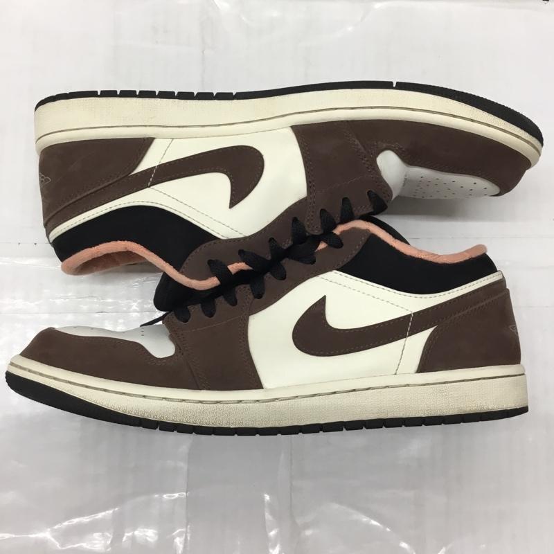 ナイキ NIKE スニーカー スニーカー DC6991-200 AIR JORDAN 1 LOW SE 29cm 29.0cm ロゴ、文字 黒 / ブラック / X 茶 / ブラウン / X オフホワイト / オフホワイト / X 桃 / ピンク /  メンズ USED 古着 中古 10122355