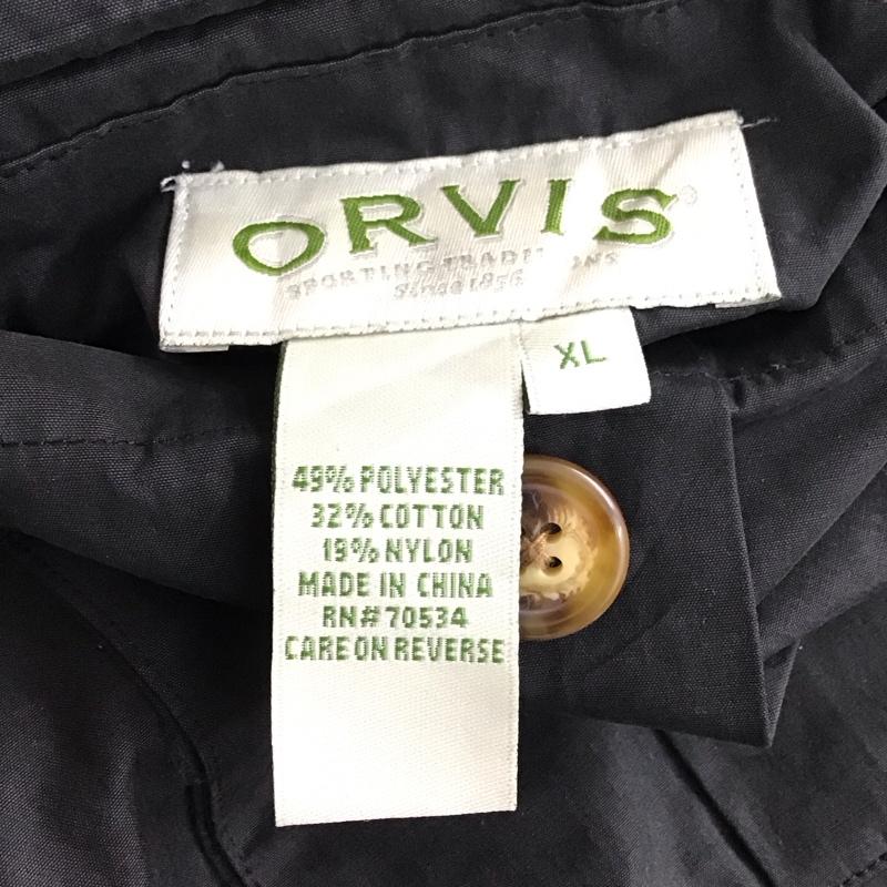 古着 USED ベスト ベスト ORVIS リバーシブル XL 無地 黒 / ブラック / X ベージュ / ベージュ /  メンズ USED 古着 中古 10115704