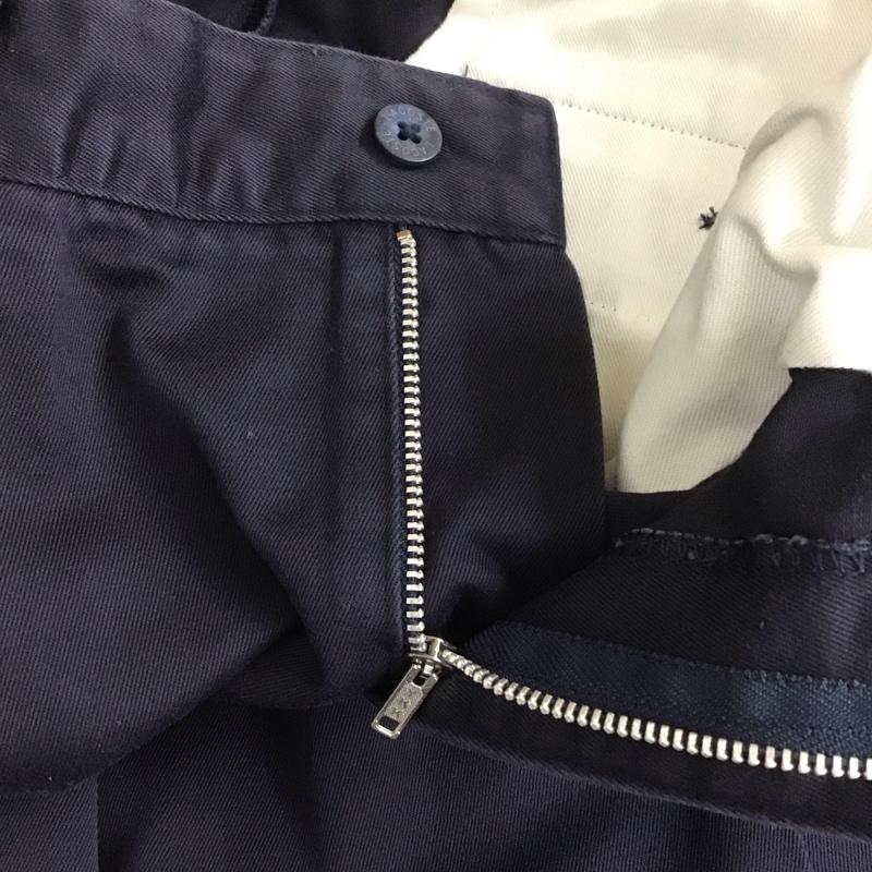 ラコステ LACOSTE パンツ チノパン チノパン カジュアルパンツ ストレートパンツ ワイドパンツ 無地 紺 / ネイビー /  メンズ USED 古着 中古 10108462