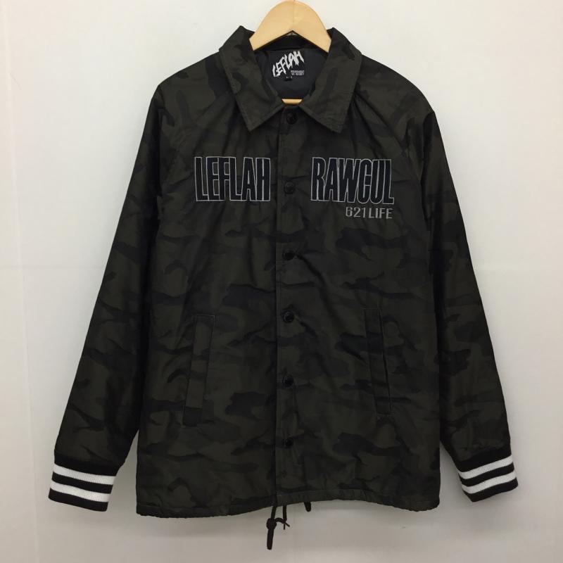 レフラー LEFLAH ジャケット、上着 ジャケット、ブレザー L カモフラージュ柄・迷彩 緑 / グリーン /  メンズ USED 古着 中古 10143145