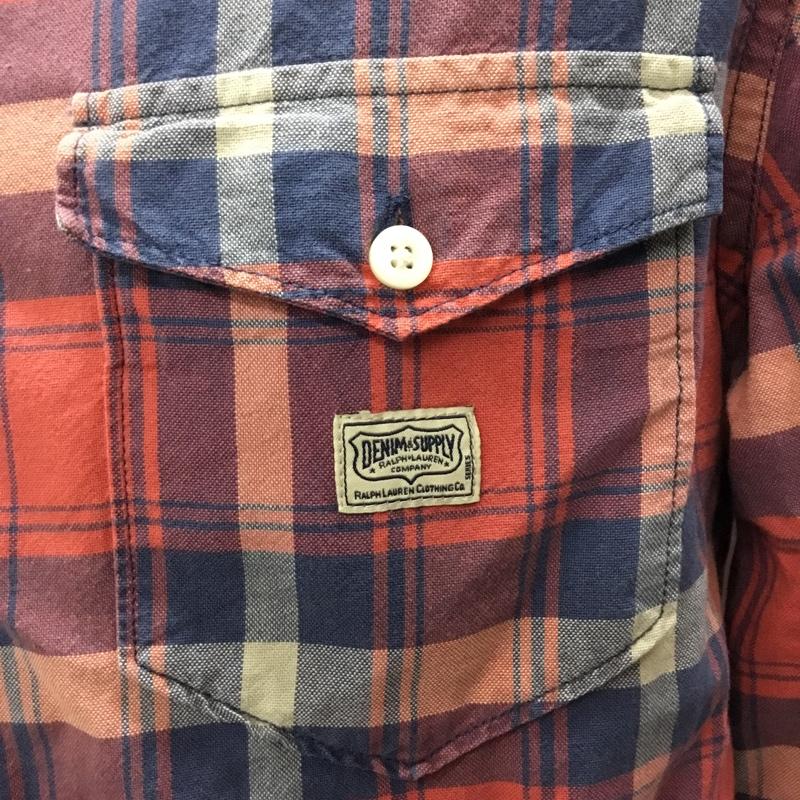 デニム アンド サプライ DENIM & SUPPLY シャツ、ブラウス 長袖 7983790FLLS 胸ポケット M チェック マルチカラー / マルチカラー /  メンズ USED 古着 中古 10117156