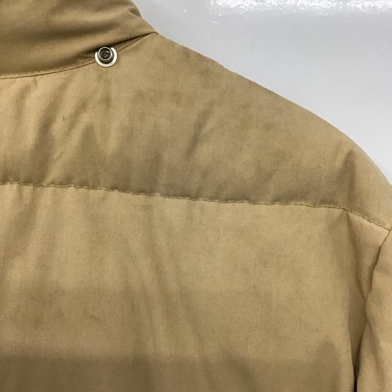 ザノースフェイス THE NORTH FACE ジャケット、上着 ジャンパー、ブルゾン ダウンジャケット アウター ジップアップジャケット 80s 現状品 L ロゴ、文字 ベージュ / ベージュ /  メンズ USED 古着 中古 10144788