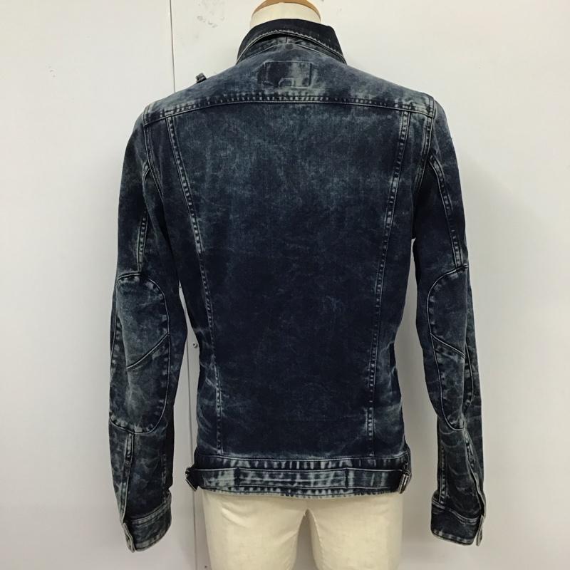 ジースターロゥ G-STAR RAW ジャケット、上着 ジャケット、ブレザー 3301 3D Slim Jacket デニムジャケット S 無地 インディゴ / インディゴ /  メンズ USED 古着 中古 10121336