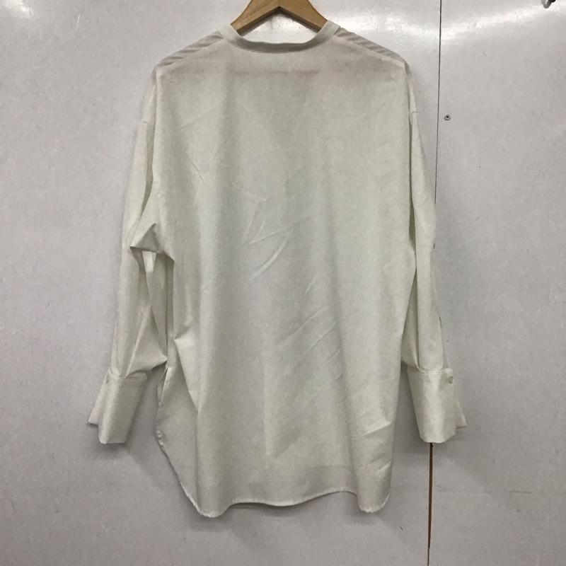 ユナイテッドアローズ UNITED ARROWS シャツ、ブラウス 長袖 9111-673-0018 MARW UNITED ARROWS タック スリーブシャツ 無地 白 / ホワイト /  レディース USED 古着 中古 10142147