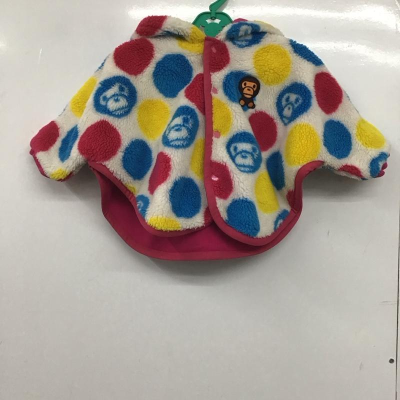 アベイシングエイプ A BATHING APE ジャケット、上着 ジャケット、ブレザー フリースジャケット ポンチョ ベビー BAPE KIDS 70 80 BANY MILO FREE 総柄 マルチカラー / マルチカラー /  ガールズ USED 古着 中古 10146604