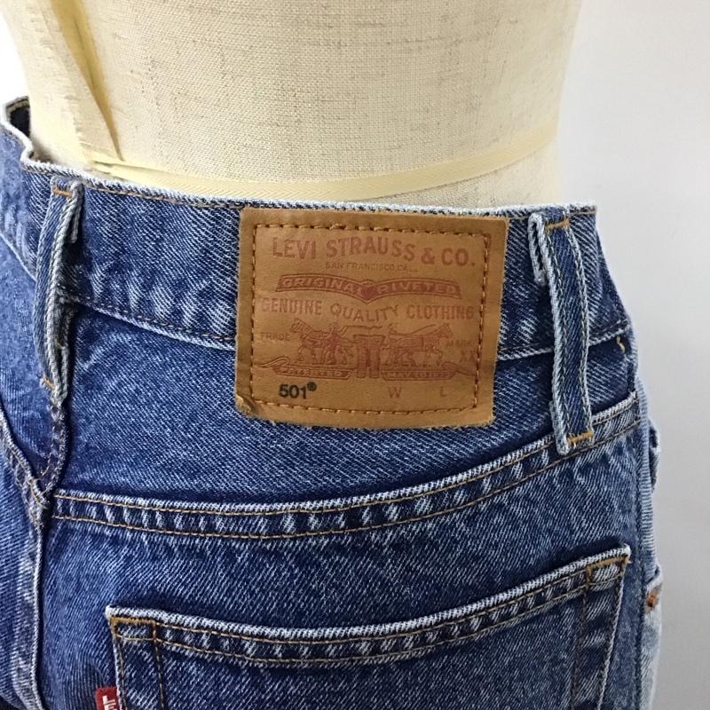 リーバイストラウスアンドコー Levi Strauss & co. パンツ デニム、ジーンズ デニムパンツ スリムパンツ ジーンズ 26インチ 無地 インディゴ / インディゴ /  レディース USED 古着 中古 10124577