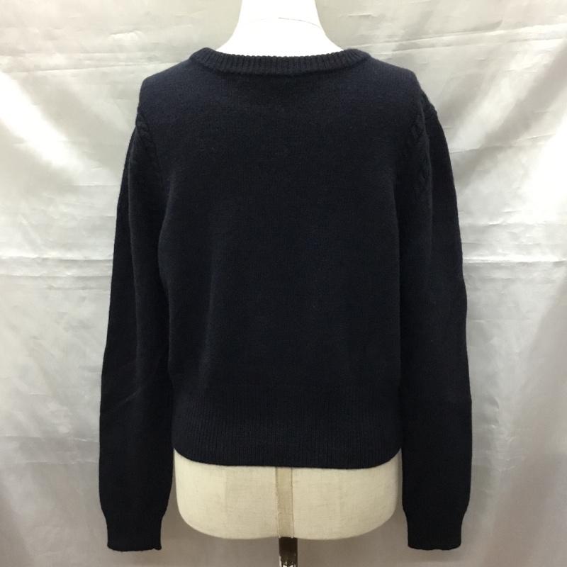 マークバイマークジェイコブス MARC by MARC JACOBS ニット、セーター 長袖 M4003190 ウール S 無地 紺 / ネイビー /  レディース USED 古着 中古 10118040