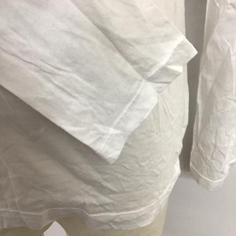 ドリスヴァンノッテン DRIES VAN NOTEN Tシャツ 長袖 S プリント X ロゴ、文字 白 / ホワイト /  メンズ USED 古着 中古 10119742