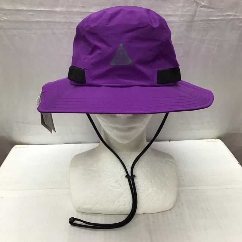 ナイキ エィシージー NIKE ACG 帽子 ハット FB6530-599 APEX WB BUCKET HAT GORE-TEX タグ付き ロゴ、文字 紫 / パープル /  メンズ USED 古着 中古 10117953