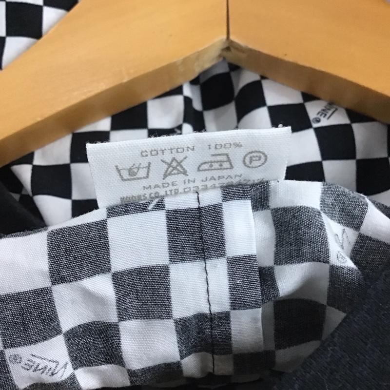ナンバーナイン NUMBER (N)INE カットソー 長袖 長袖カットソー プリントカットソー Vネック ナンバーナイン初期 総柄 白 / ホワイト / X 黒 / ブラック /  メンズ USED 古着 中古 10141892