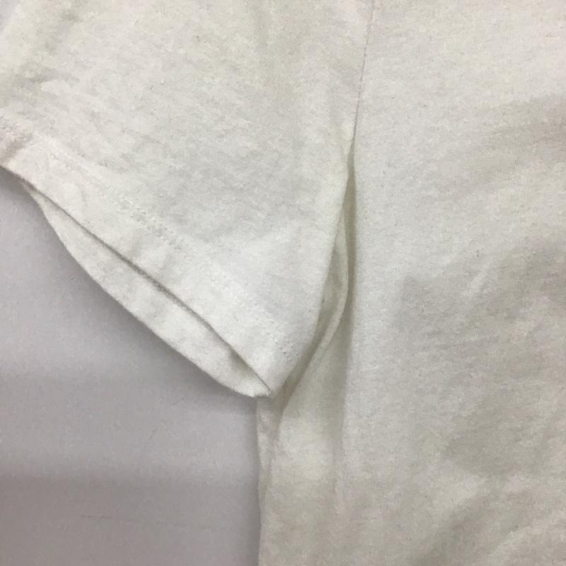 トミーヒルフィガー TOMMY HILFIGER Tシャツ 半袖 半袖カットソー プリントTシャツ クルーネックカットソー S プリント 白 / ホワイト /  メンズ USED 古着 中古 10135875