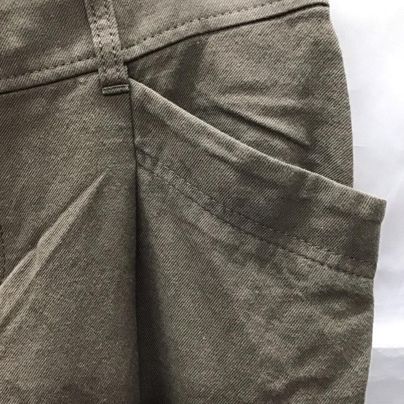 アンタイトル UNTITLED パンツ スラックス JI153-63412JJ コットン ウール 2 無地 茶 / ブラウン /  レディース USED 古着 中古 10115459
