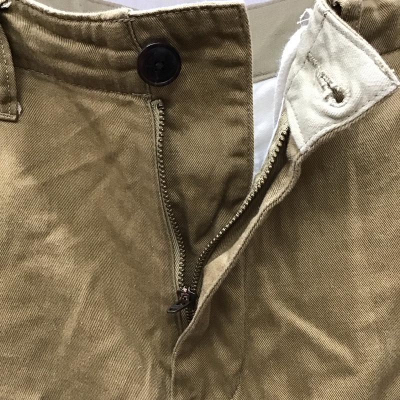 ビームス BEAMS ボトムス ボトムス 11-23-1417-803 八分丈パンツ クロップド丈 M 無地 ベージュ / ベージュ /  メンズ USED 古着 中古 10117060