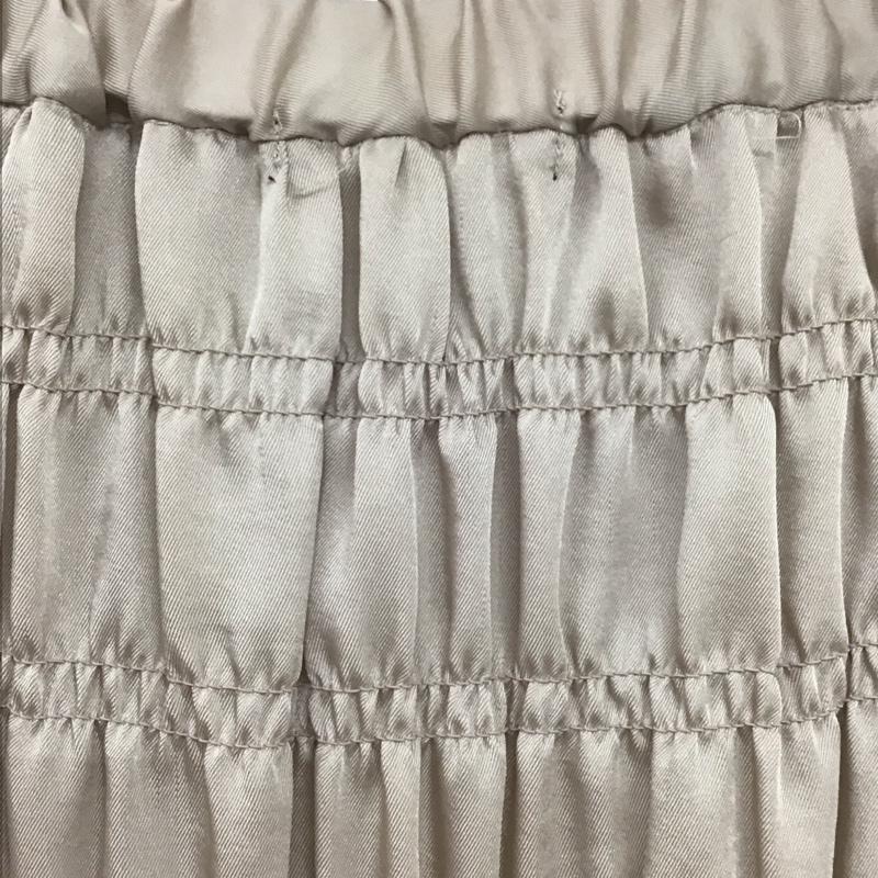 ダブルクローゼット w closet スカート ロングスカート FREE 無地 ベージュ / ベージュ /  レディース USED 古着 中古 10131656