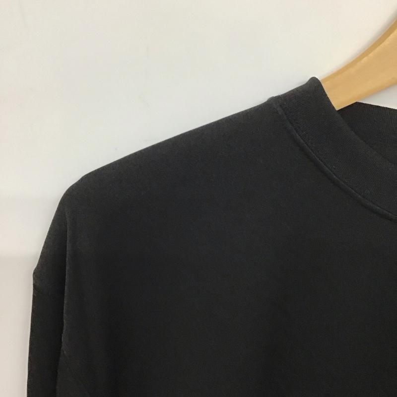 アップルバム APPLEBUM カットソー 長袖 長袖カットソー プリントカットソー クルーネック XL ロゴ、文字 黒 / ブラック /  メンズ USED 古着 中古 10140100