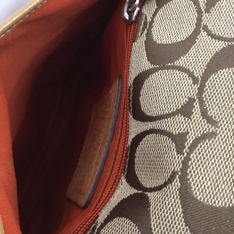 コーチ COACH ショルダーバッグ ショルダーバッグ 6079 シグネチャー 総柄 ベージュ / ベージュ /  レディース USED 古着 中古 10147449