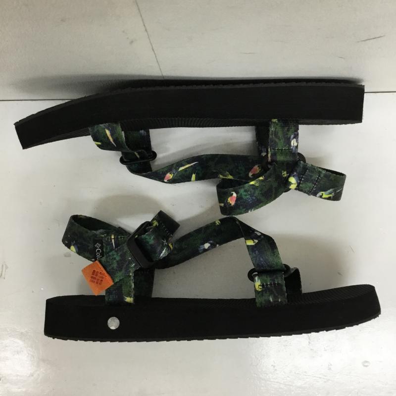 コロンビア Columbia サンダル サンダル 総柄 緑 / グリーン /  メンズ USED 古着 中古 10134723