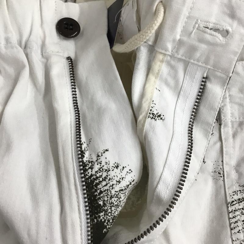 古着 USED ボトムス ボトムス Buca 20-030-720-6002-3-0 ワイドパンツ スノーカモ タグ付き L 総柄 白 / ホワイト / X カーキ / カーキ /  メンズ USED 古着 中古 10122164