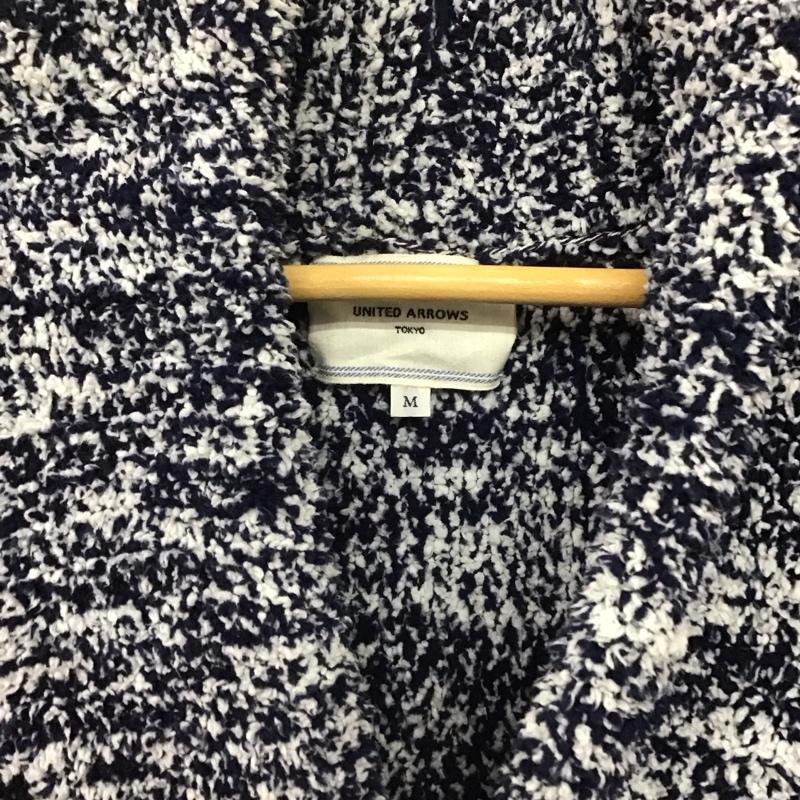 ユナイテッドアローズ UNITED ARROWS カーディガン 長袖 長袖ニットカーディガン 前ボタン ノーカラー M 無地 マルチカラー / マルチカラー /  メンズ USED 古着 中古 10141476