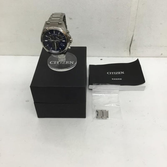 シチズン CITIZEN 腕時計 アナログ（自動巻き） E610-S104203 無地 銀 / シルバー /  メンズ USED 古着 中古 10129346