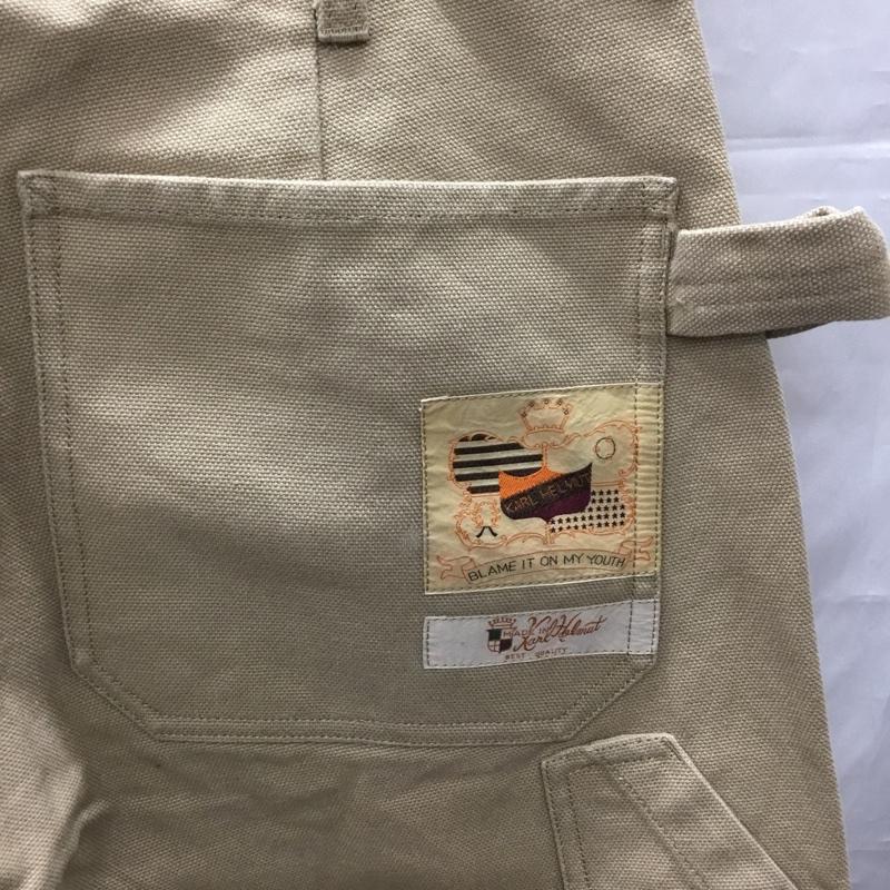 カールヘルム KARLHELMUT パンツ ワークパンツ、ペインターパンツ ワークパンツ ワイドパンツ カジュアルパンツ L 無地 ベージュ / ベージュ /  メンズ USED 古着 中古 10122267