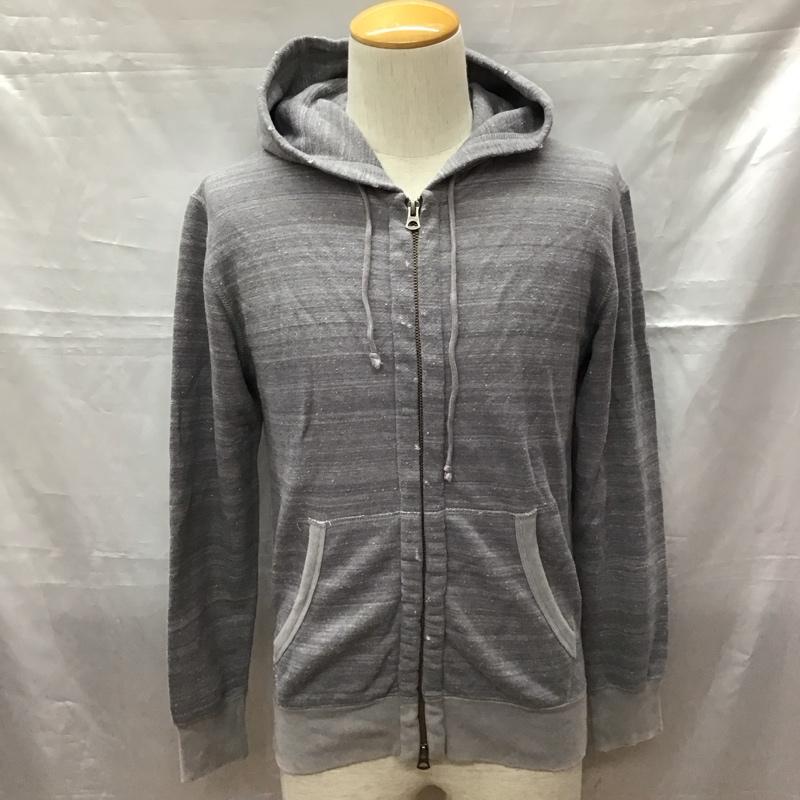 アーバンリサーチ URBAN RESEARCH パーカー 長袖 UM08-YD01001 フルジップ M 無地 灰 / グレー /  メンズ USED 古着 中古 10116837
