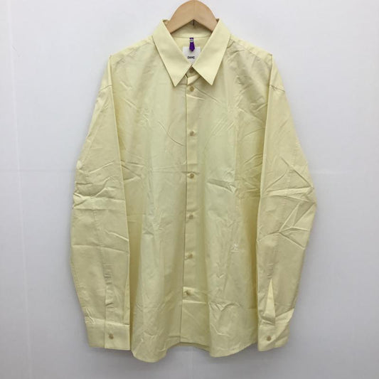 オーエーエムシー OAMC シャツ、ブラウス 長袖 OAMC 23E28OAU54COTOA005 XL 刺繍 X ワンポイント 黄 / イエロー /  メンズ USED 古着 中古 10128707