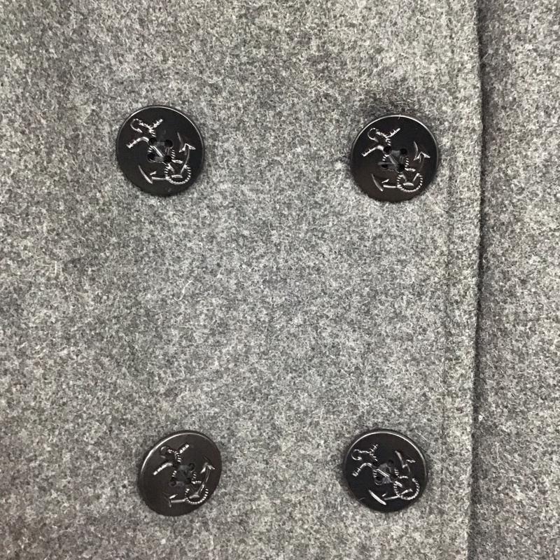 フェデリティー FIDELITY コート コート一般 ショートコート アウター カジュアルジャケット Pコート 無地 灰 / グレー /  メンズ USED 古着 中古 10141483