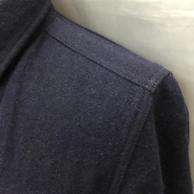 ブルーブルー BLUE BLUE シャツ、ブラウス 長袖 ワークシャツ 1 ロゴ、文字 紺 / ネイビー /  メンズ USED 古着 中古 10121233