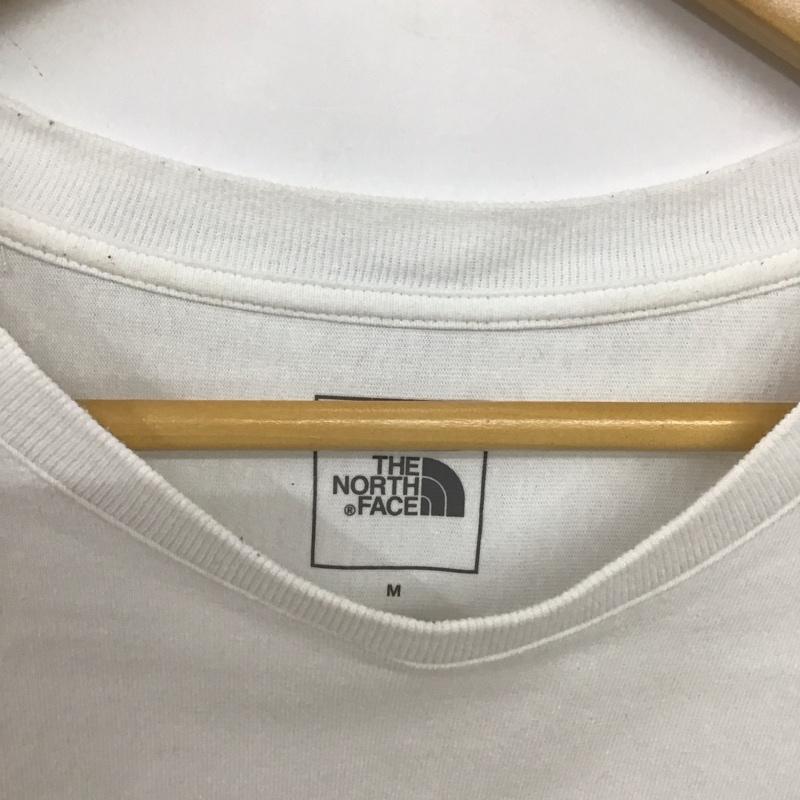 ザノースフェイス THE NORTH FACE Tシャツ 半袖 nt32408z コットンポケットTシャツ プリントTシャツ M 無地 白 / ホワイト /  メンズ USED 古着 中古 10150932