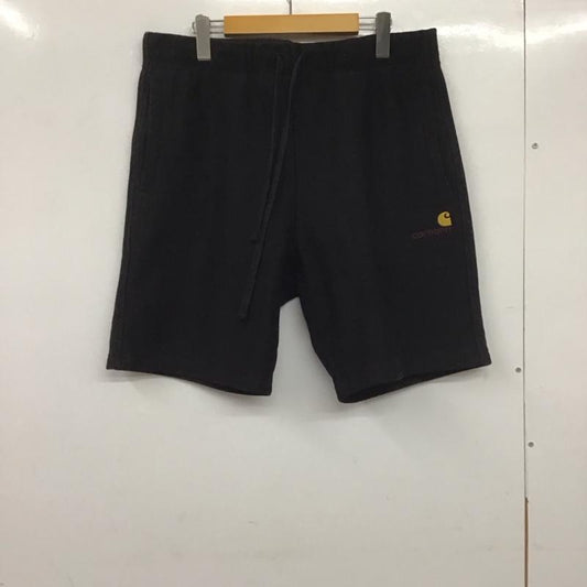 カーハート Carhartt パンツ ショートパンツ ハーフパンツ ショートパンツ カジュアルパンツ スウェットパンツ L 無地 黒 / ブラック /  メンズ USED 古着 中古 10139841