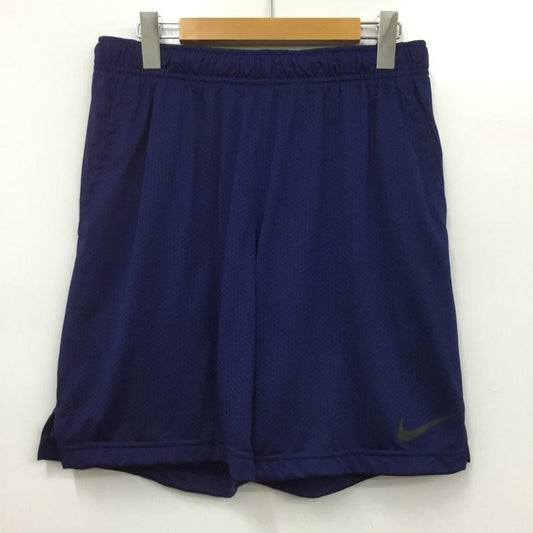 ナイキ NIKE パンツ ショートパンツ 927546-478 MNSTR Mesh Short 4.0 MNSTR メッシュ ショート L 無地 X ロゴ、文字 紺 / ネイビー /  メンズ USED 古着 中古 10135016