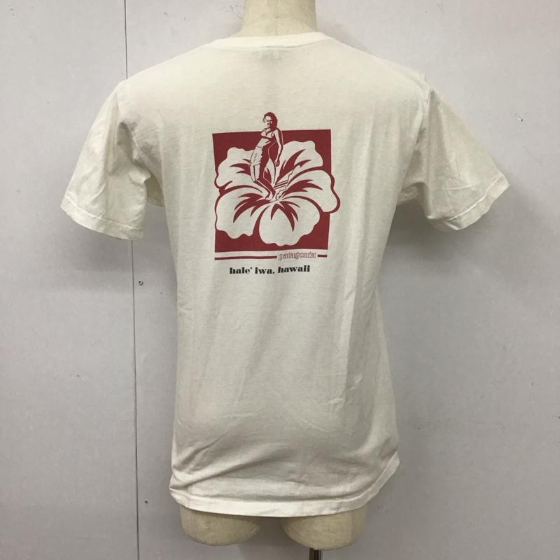 パタゴニア patagonia Tシャツ 半袖 S プリント X ロゴ、文字 白 / ホワイト /  メンズ USED 古着 中古 10112013
