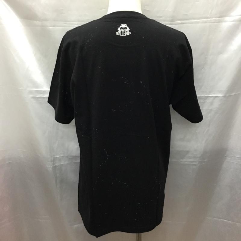 チャレンジャー CHALLENGER Tシャツ 半袖 CLG-TS 020-031 BANDANA FROG TEE YUKINARI UCHIYAMA 内山幸也 L プリント 黒 / ブラック /  メンズ USED 古着 中古 10109680