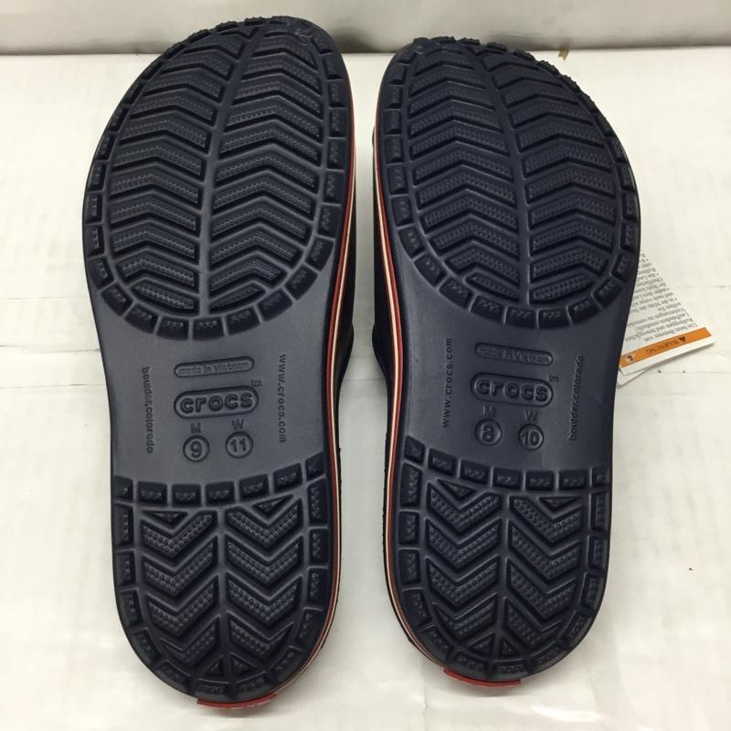 クロックス crocs サンダル サンダル クロックバンド スライド 26.5cm 無地 紺 / ネイビー /  メンズ USED 古着 中古 10119368