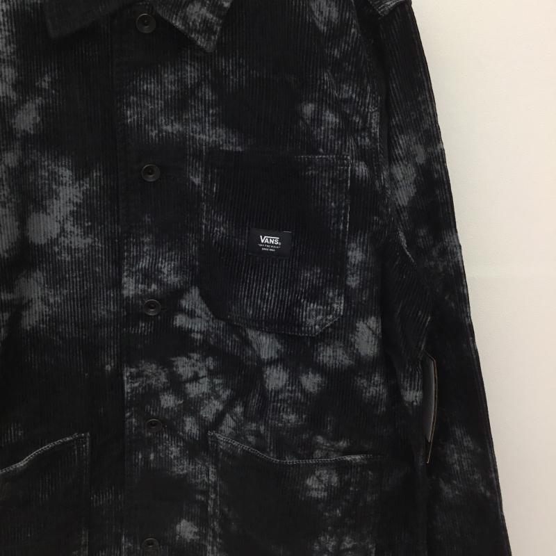 バンズ VANS ジャケット、上着 ジャケット、ブレザー Drill Corduroy Tie Dye Jacket L 総柄 黒 / ブラック /  メンズ USED 古着 中古 10129317