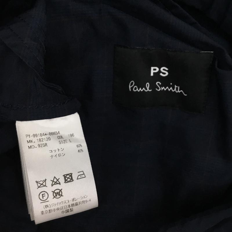 ポールスミス Paul Smith ジャケット、上着 ジャケット、ブレザー L チェック 紺 / ネイビー /  メンズ USED 古着 中古 10108981