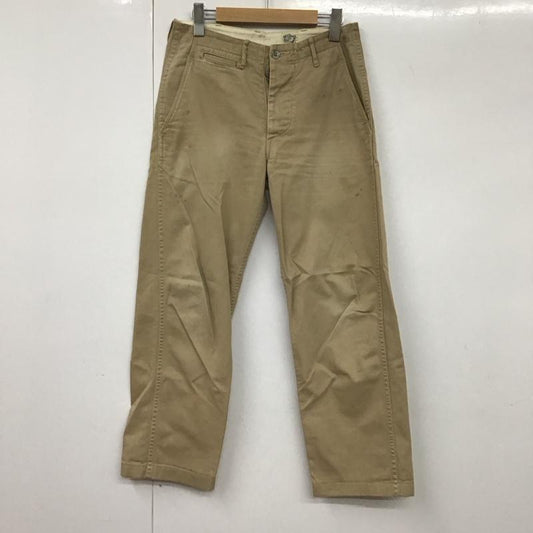 オアスロウ orSlow パンツ チノパン チノパン ワイドパンツ カジュアルパンツ 1 無地 ベージュ / ベージュ /  メンズ USED 古着 中古 10130323