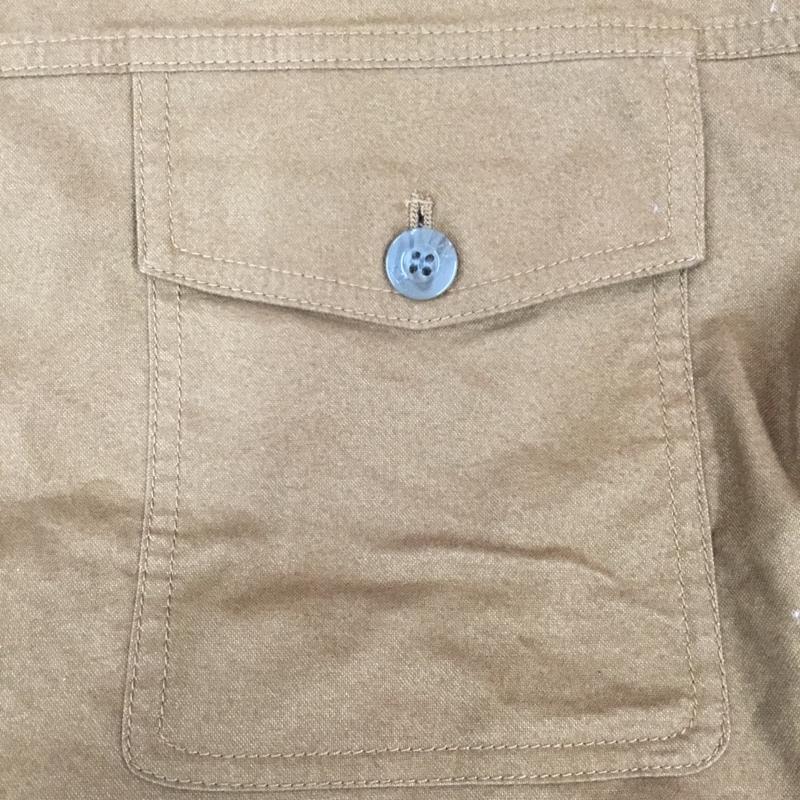 スライ SLY ジャケット、上着 ジャケット、ブレザー 030DAM30-4480 COTTON LIGHT SH JK シャツジャケット FREE 無地 茶 / ブラウン /  レディース USED 古着 中古 10107335