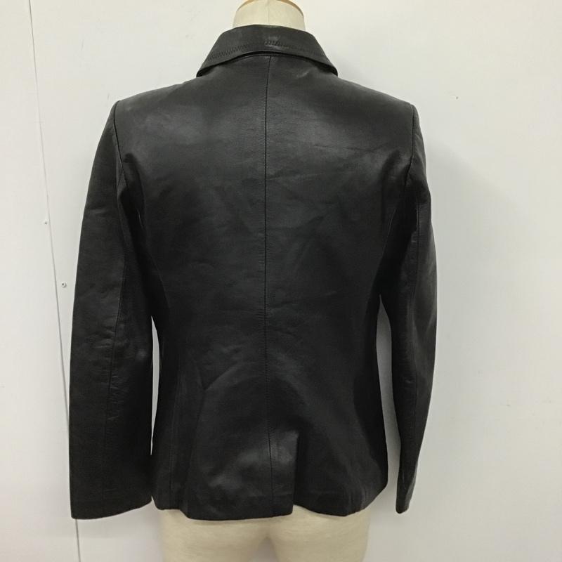 古着 USED ジャケット、上着 レザージャケット MASTER PELLE 46 無地 黒 / ブラック /  メンズ USED 古着 中古 10105678