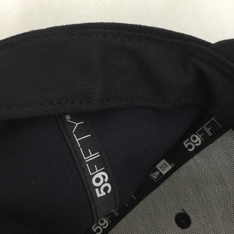 ニューエラ NEW ERA 帽子 キャップ デトロイトタイガース 57.7cm ロゴ、文字 紺 / ネイビー /  メンズ USED 古着 中古 10125184