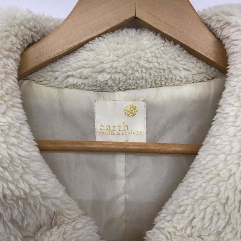 アースミュージックアンドエコロジー earth music&ecology ジャケット、上着 ジャンパー、ブルゾン FREE 無地 アイボリー / アイボリー /  レディース USED 古着 中古 10147245