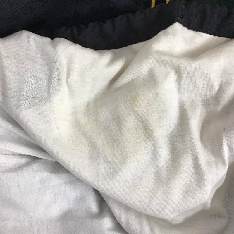 チャンピオン Champion ジャケット、上着 ジャケット、ブレザー NFL PROLINE 90s ナイロンジャケット Vネックカットソー XXL ロゴ、文字 黒 / ブラック /  メンズ USED 古着 中古 10127725