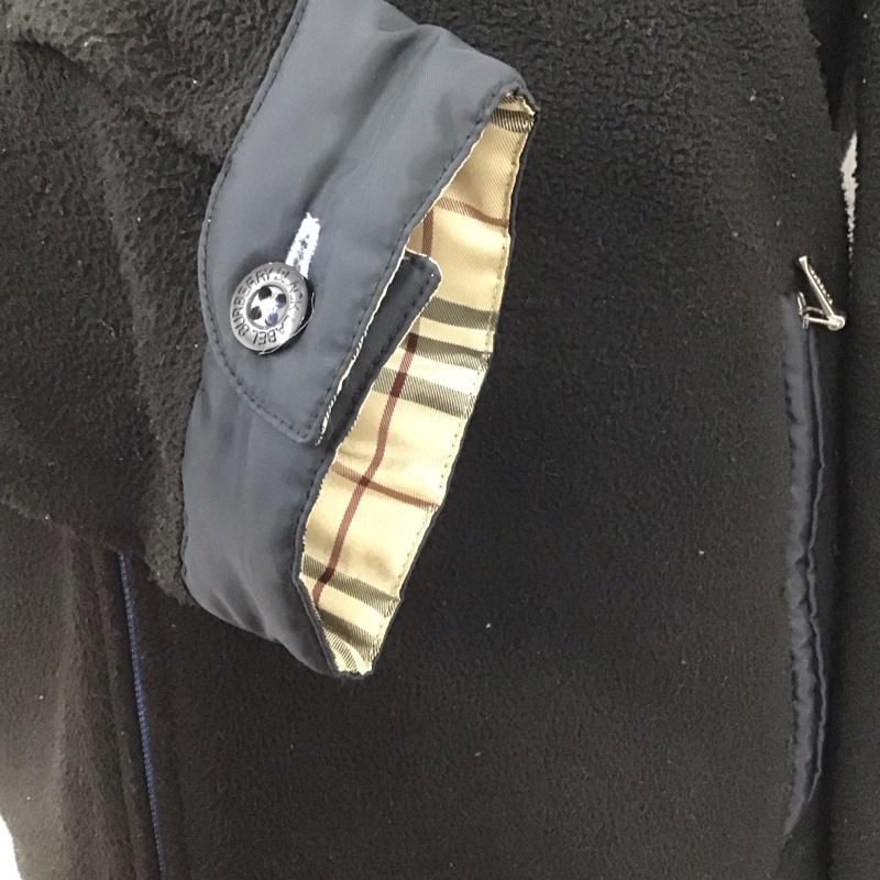 バーバリーブラックレーベル BURBERRY BLACK LABEL ジャケット、上着 ジャンパー、ブルゾン ジップアップジャケット ジャンパー フリースジャケット カジュアルジャケット アウター 2 ロゴ、文字 黒 / ブラック /  メンズ USED 古着 中古 10107692